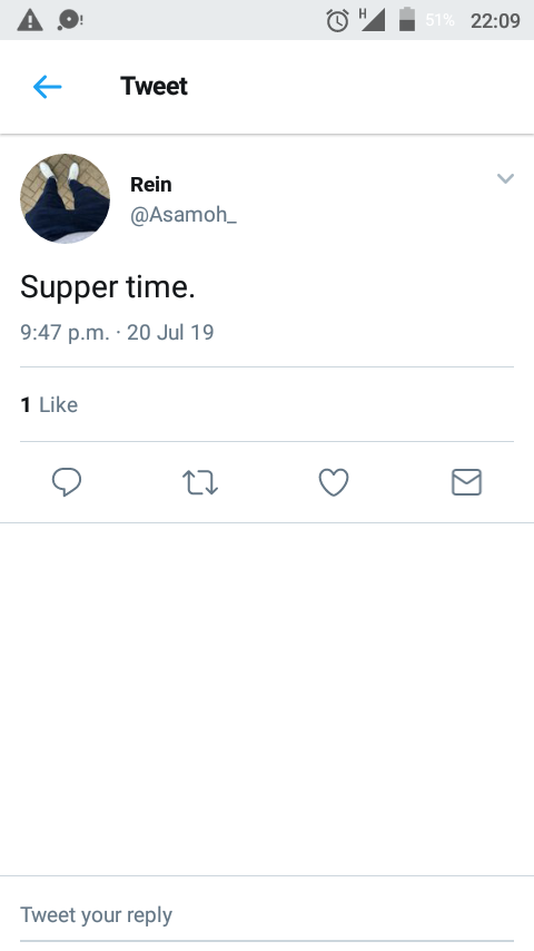junior_ogako's tweet photo. @Asamoh_ And supper just got served, must be a mouth watering dish https://t.co/8nQdRP8Lmw