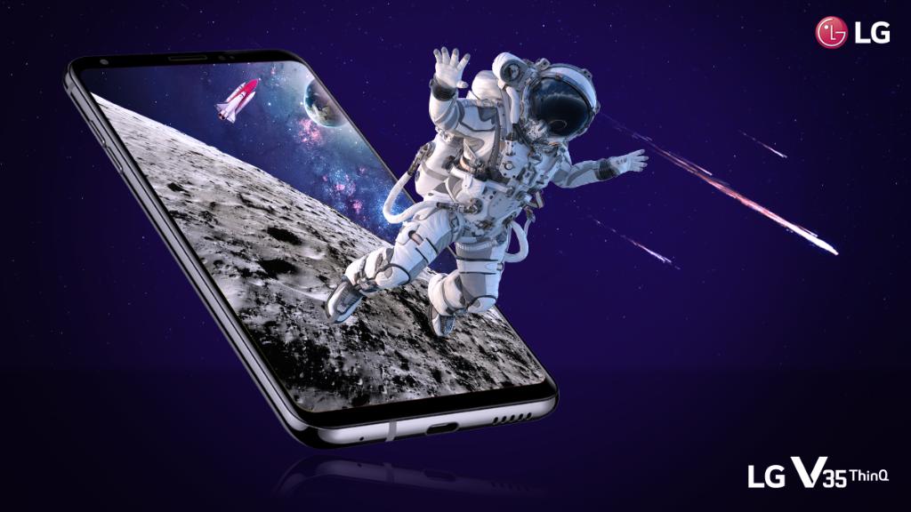 lgmobileMX's tweet photo. Los #NegrosPerfectos de #OLED sólo los encuentras en el espacio exterior y en tu #LG #V35.
Coloca un 🚀 si estás listo para el regreso del hombre a la #Luna. #ViveEnGrande https://t.co/PJpqFyv268