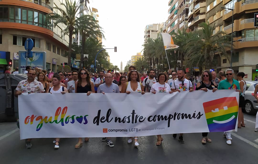 jovesalc's tweet image. 🏳️‍🌈✨ Orgullos🧡s del nostre @compromis #OrgullAlacant 🌈