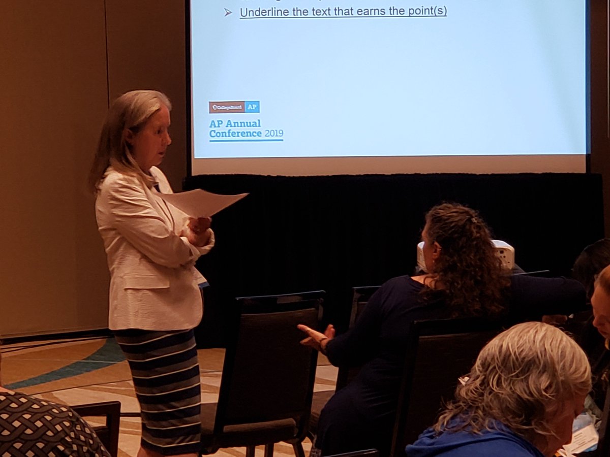 aptipin's tweet photo. Day 2 at the AP Annual Conference, and it's AP-TIP IN Science Content Director Maureen McGrail's turn to present. Great job team! #APTIPIN #APAC2019 https://t.co/n2ylwBFRaA