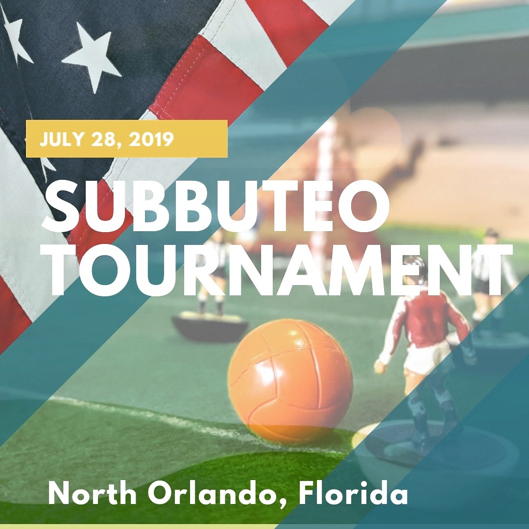 garagesoccer's tweet photo. Register for the Subbuteo table soccer tournament in North Orlando scheduled for Sunday, July 28 on weekend of #MLSASG

https://t.co/0XnPJPkwMp https://t.co/T3TxVDzrtm