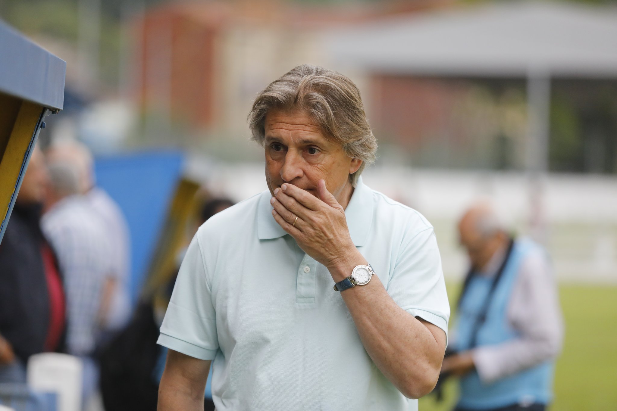 Sergio Egea, durante el amistoso Real Oviedo-Unionistas (Foto: Real Oviedo).