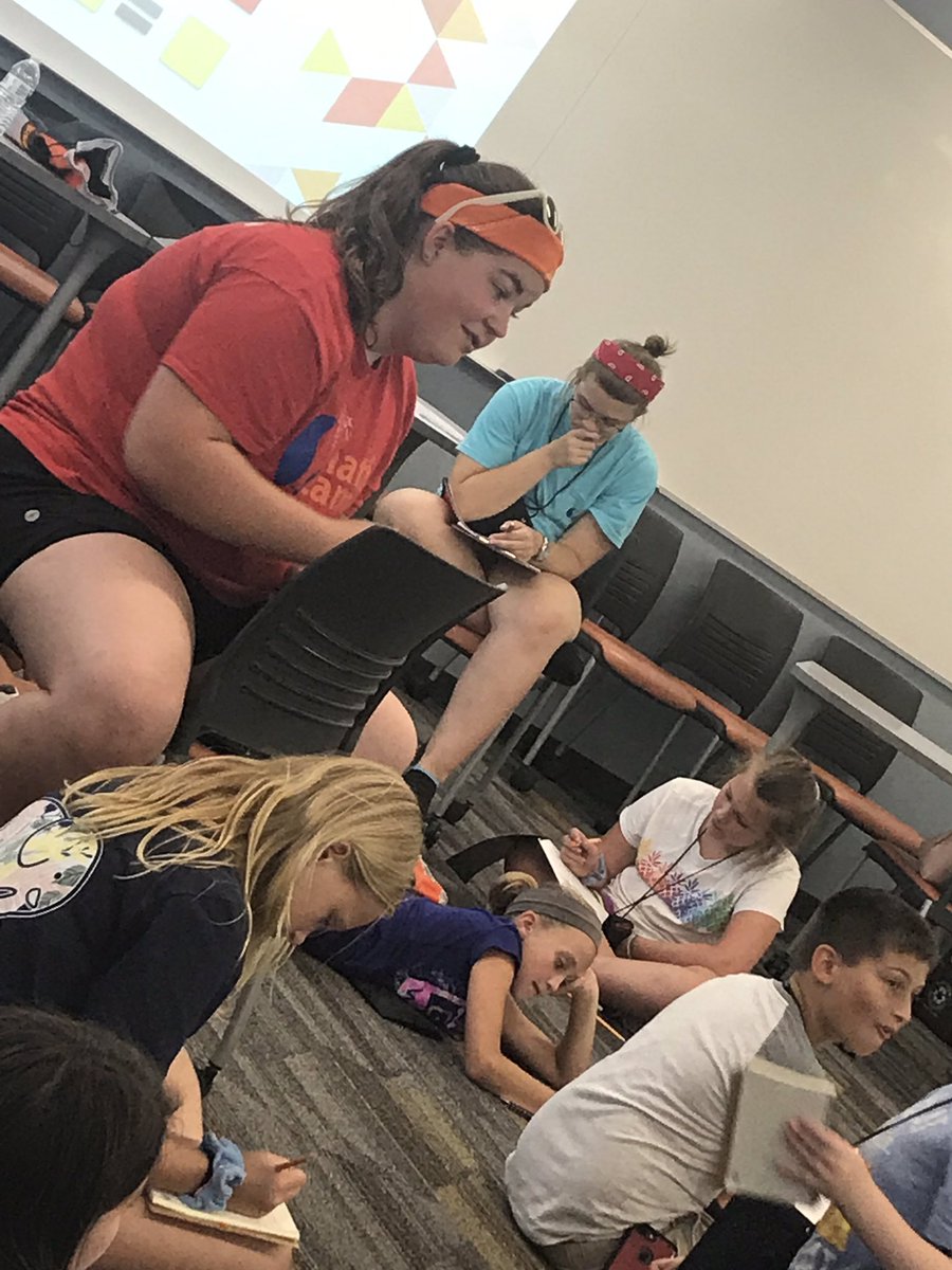 DoctorMatHney's tweet photo. Here are some pictures to honor the wonderful leaders who volunteered their summer days for Ohio students to build their growth mindset and joy of mathematics. #MathCamp special thanks to @chelseasasswell @THenryNicholson https://t.co/0D8ORgQUWF