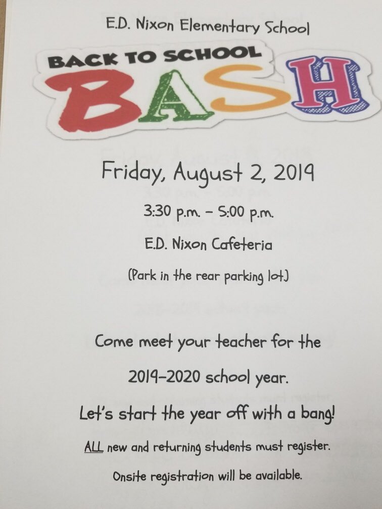 Back to School Bash! #MPSMovingForward #CougarPawsTv #TeamNixon #MontParents