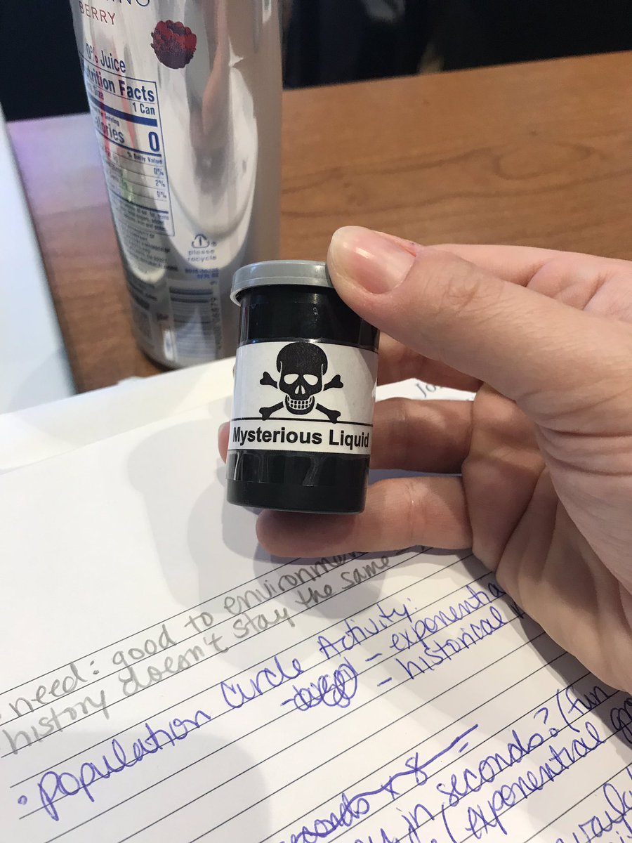 SarahRiveraSTEM's tweet photo. So “Who Polluted the Potomac?” and what is this mysterious liquid? #PopEd #pollution #handson https://t.co/zaO4DjVUZl