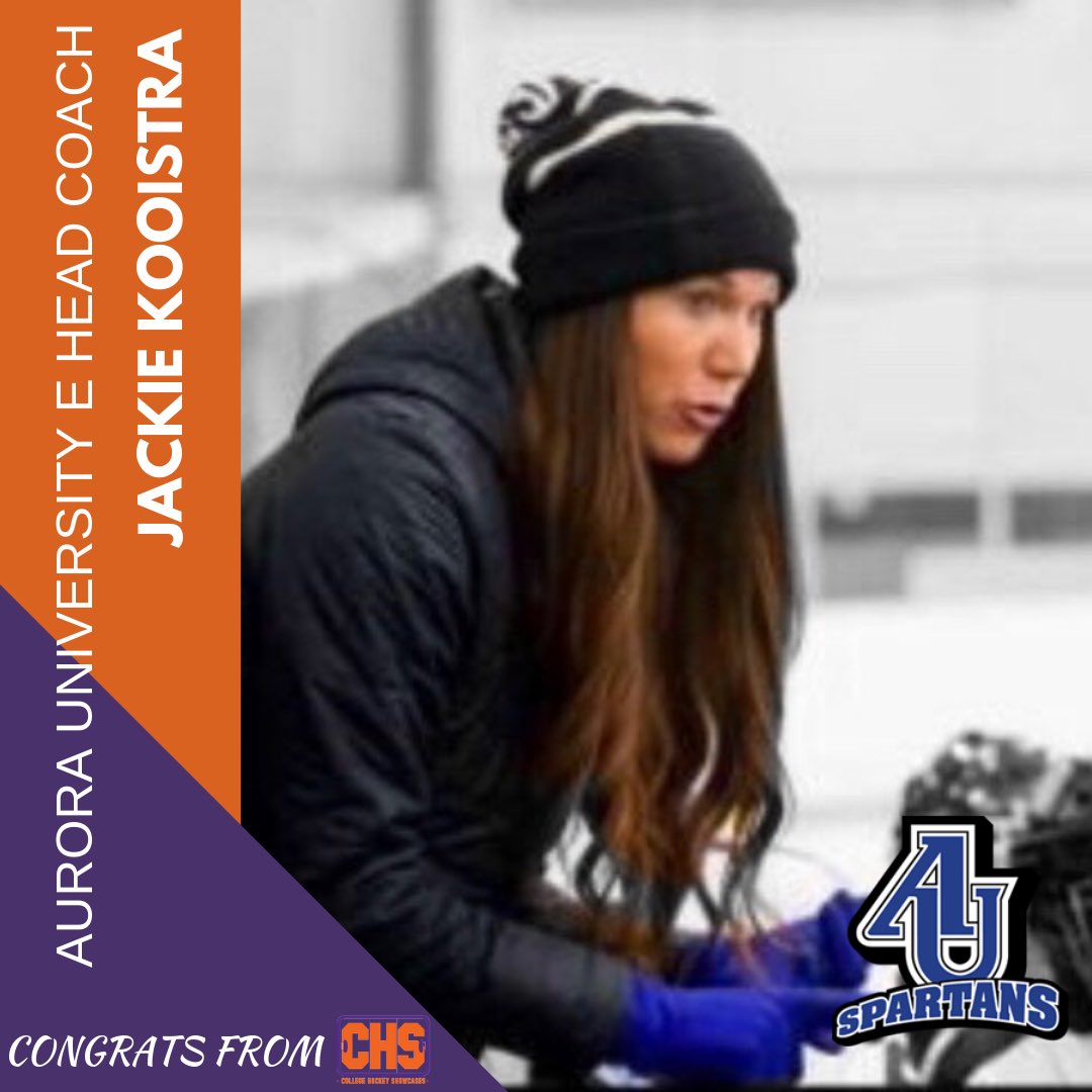 Congrats <a href="/jackattac9/">Jackie Wedster</a> as she has been named the 2nd Head Coach in the history of Aurora University. We are looking forward having Coach Kooistra in future CHS events. Good luck Coach!