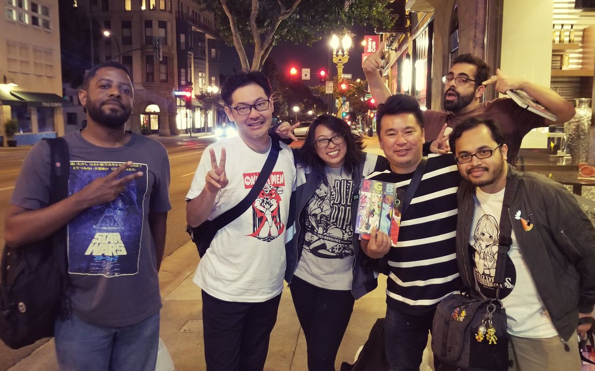 Had such an awesome #AX2019 hanging out with @GODTAIL_T @K2ROCKER @reiq @o___8 @crybringer again! ? Thank you so much for gifting all your incredible art!! My treasurrress~~!! ??❤️? 