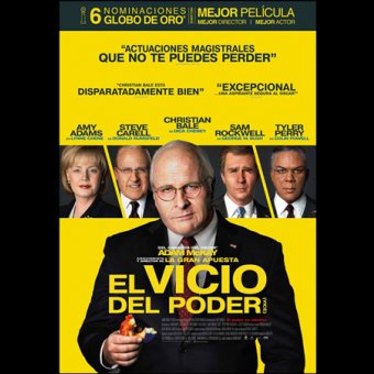 angel1975n's tweet photo. #ElVicioDelPoder Desde "La cortina de humo 1997" No veía una peli tan buena y tan valiente sobre la reciente historia política de América. 9/10. #pikafilms https://t.co/LLhM9AsQmZ