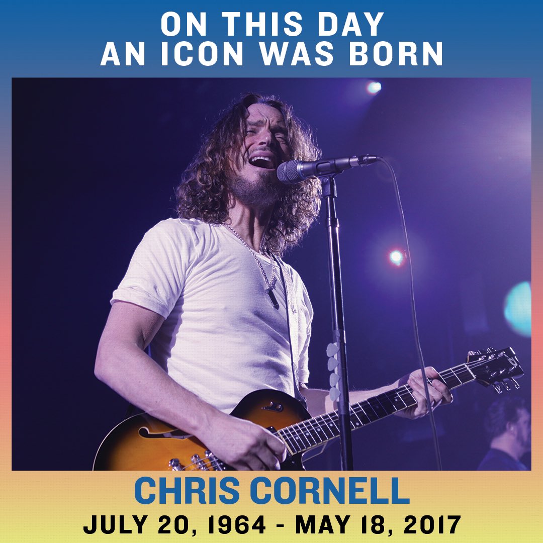 Happy Birthday Chris Cornell. We ll keep rocking for you. 