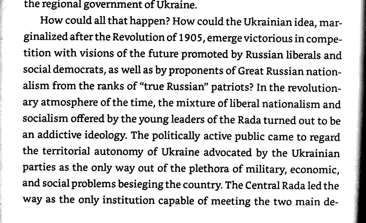 Ukraine became Independent in 1917 because the nationalists, populists, and socialists offered economic benefits for the masses through land redistribution, peace, and representation of more local elites.