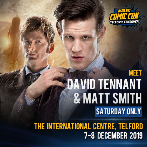 We are celebrating #DoctorWho in style this December with these exclusive duo photo ops on sale now!

Please note David and Matt are currently confirmed for Saturday only whilst Catherine is with us for the entire weekend. 

ALLONS-Y! #WCC2019 💫

walescomiccon.com/buy-tickets
