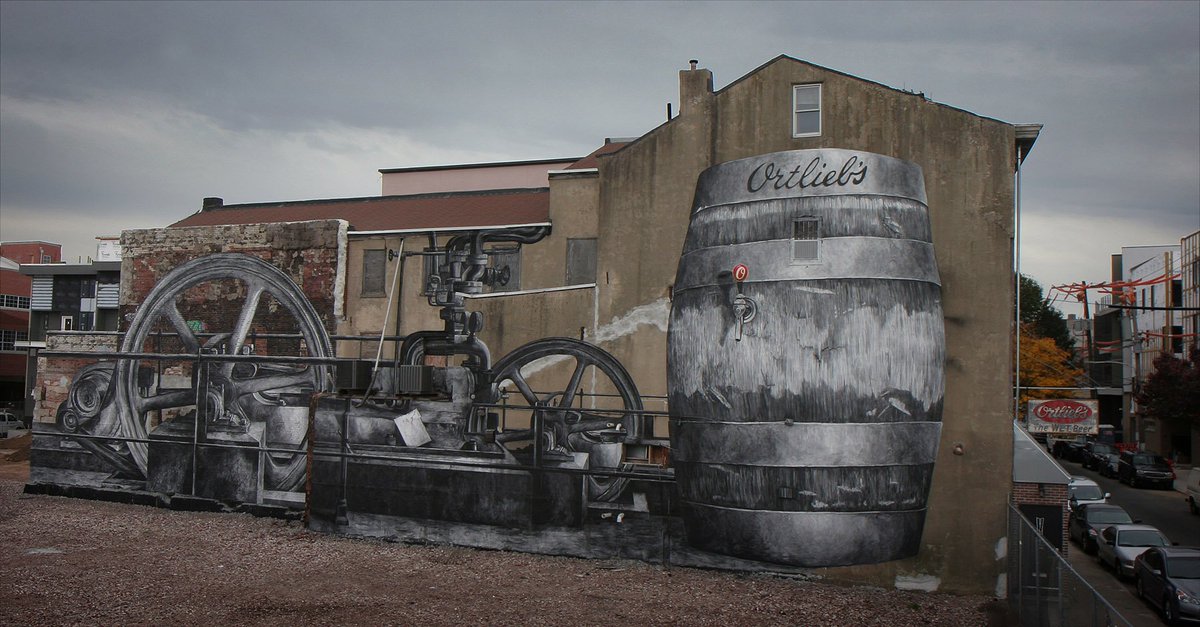 MolinaStreetArt's tweet photo. 'Industrious Light: Ortlieb's Brewery' by US Phillip Adams for Mural Arts Program in Philadelphia (PA), USA (2014)
#ortlieb #phillipadams #muralartsprogram #philadelphia #pennsylvania #usa #streetart #mural #urbanart
📷 via https://t.co/k5fhMf0FFT | https://t.co/jhVzaBgFwP https://t.co/WatT1XE0II
