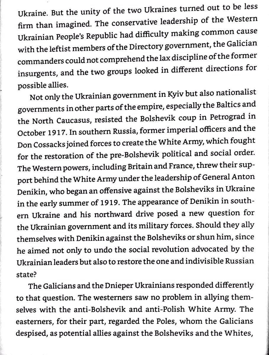 Galicians wanted to ally with Whites against Poles and Bolsheviks, while Petlyura’s men preferred allying with the Bolsheviks.