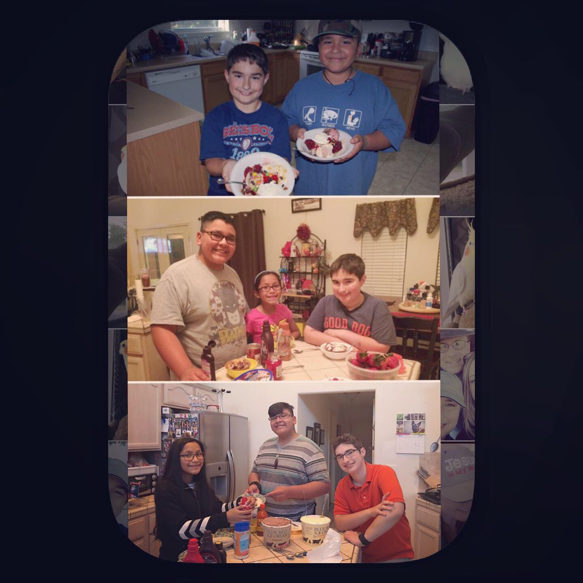 gr8ful4liam's tweet photo. Military families know how to “care package”! I sure miss these kids! https://t.co/xl3UqilVzV