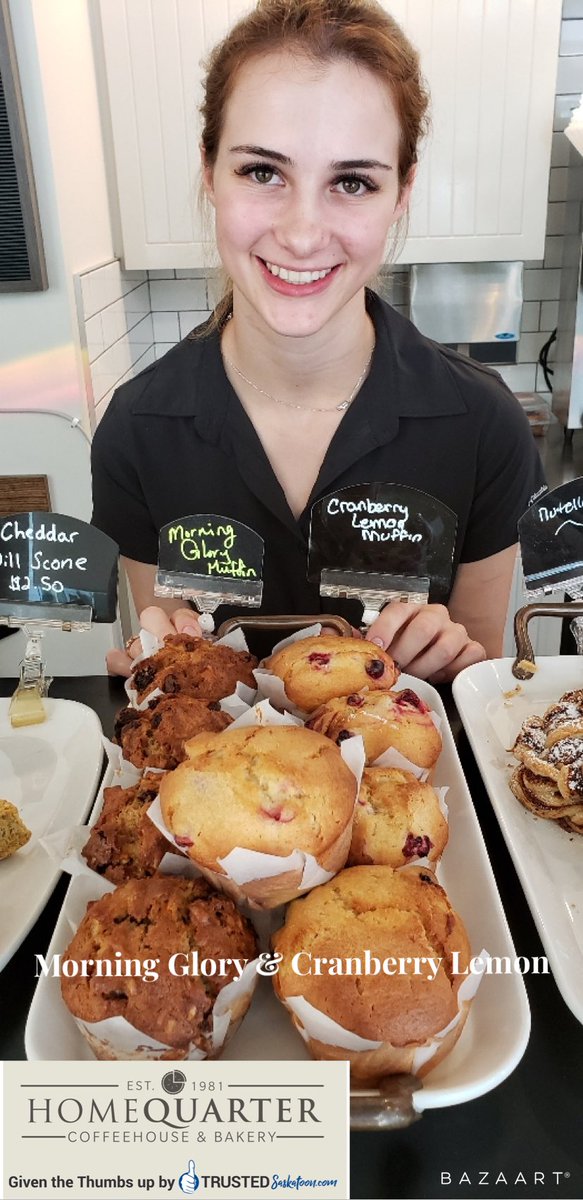 HomeQuarterYXE's tweet photo. Today’s Muffins #homequarter #bakery #yxeeats #riversdaleyxe #saskatooning #trustedsaskatoon https://t.co/j4FMZUsQub