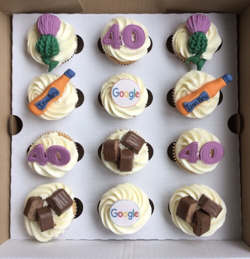 teachermumblog's tweet photo. When you harp on about @GoogleForEdu so much that your friends get you birthday cupcakes of all the things you love and include Google on them 😊
#googlefan #google #googleforeducation #teachersbirthday #birthdaycupcakes #scottishteacher #whodoesntlovegoogle https://t.co/rstFuhiO93