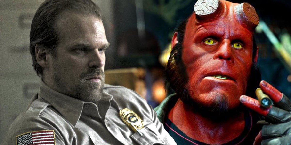 хеллбой актер дэвид харбор. хеллбой актер рон перлман. рон перлман хеллбой. актер сыгравший красного. рон перлман.