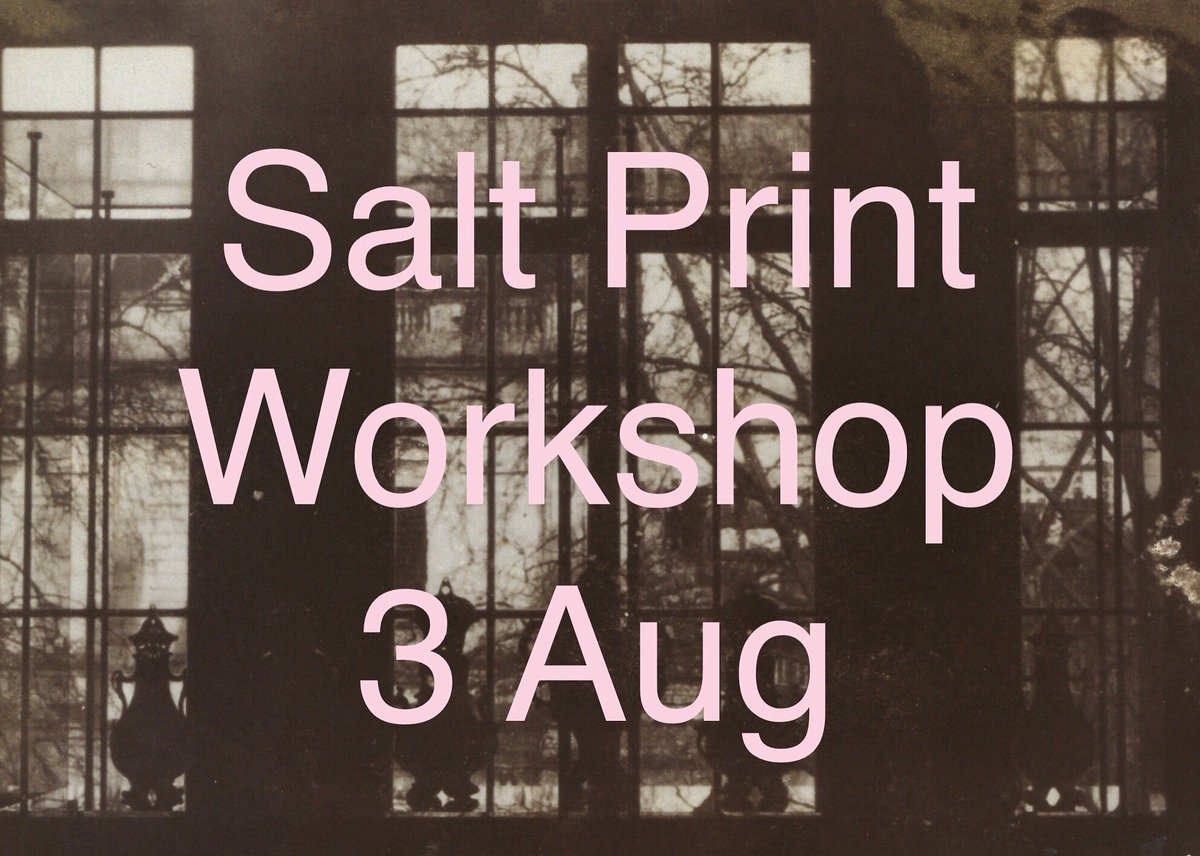 I’m running a Salt Print Photography Workshop at Offshoot Gallery on 3 Aug with <a href="/LondonAltPhoto/">London Alt Photo</a> 

Tickets are available on eventbrite! 
eventbrite.co.uk/e/salt-print-p…

#saltprint #photographyworkshop