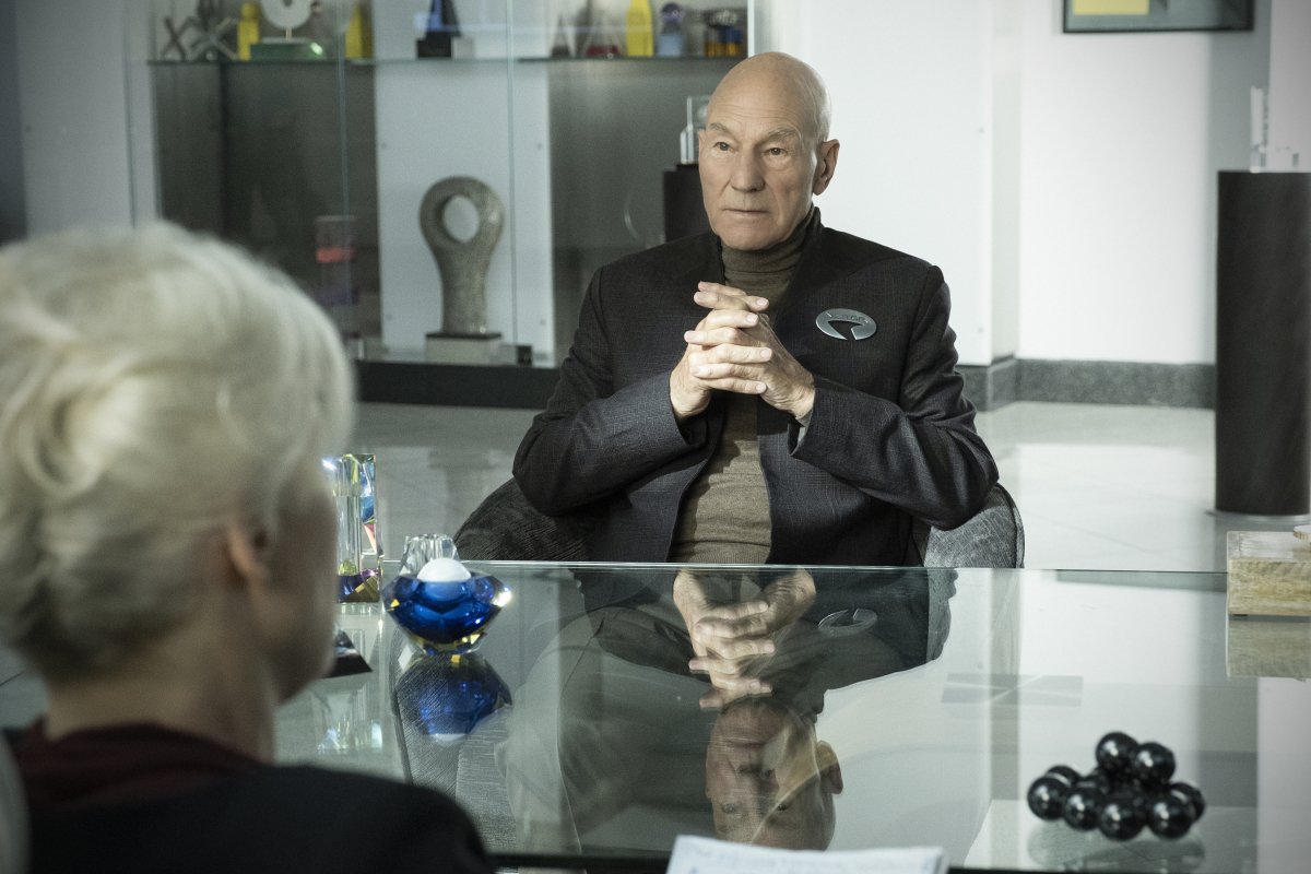 Variety's tweet photo. The captain is back on board. Watch Patrick Stewart return to Starfleet in the new trailer for "Star Trek: Picard" https://t.co/yccU0vFEym https://t.co/t6IBM58BGO