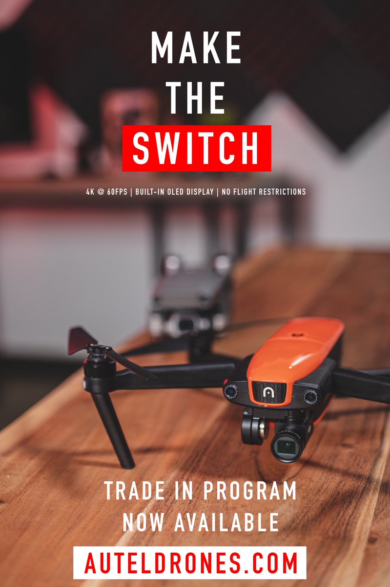 Trade in program now available! Check out our website for more info
auteldrones.com