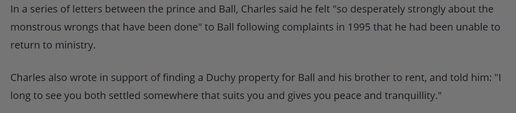 Prince Charles knowing fully well that Peter Ball was a paedosadist went as far as obtaining property on his behalf as support.  #OpDeathEaters  https://www.cornwalllive.com/news/cornwall-news/bishop-who-sexually-abused-vulnerable-3010957?fbclid=IwAR1IlgKogahOhItx1ea3tm225BaU_p9py3ymIbwBgcs-L-5W8JF0BDvElNM