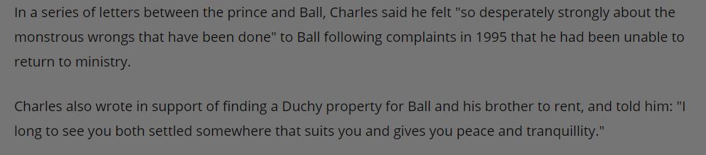 Prince Charles knowing fully well that Peter Ball was a paedosadist went as far as obtaining property on his behalf as support.   #OpDeathEaters  https://www.cornwalllive.com/news/corn...
