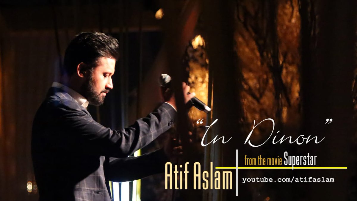 itsaadee's tweet photo. Thank you for loving my new track “” In DInon “”.  Finally Very happy to see producers and directors considering MUSIC as an integral part of the FILM. Enjoy your weekend with this beautiful song and stay tuned for the next ONE.

#AtifAslam #Aadee #Aadeez #newsong https://t.co/rnH1eF5qk8