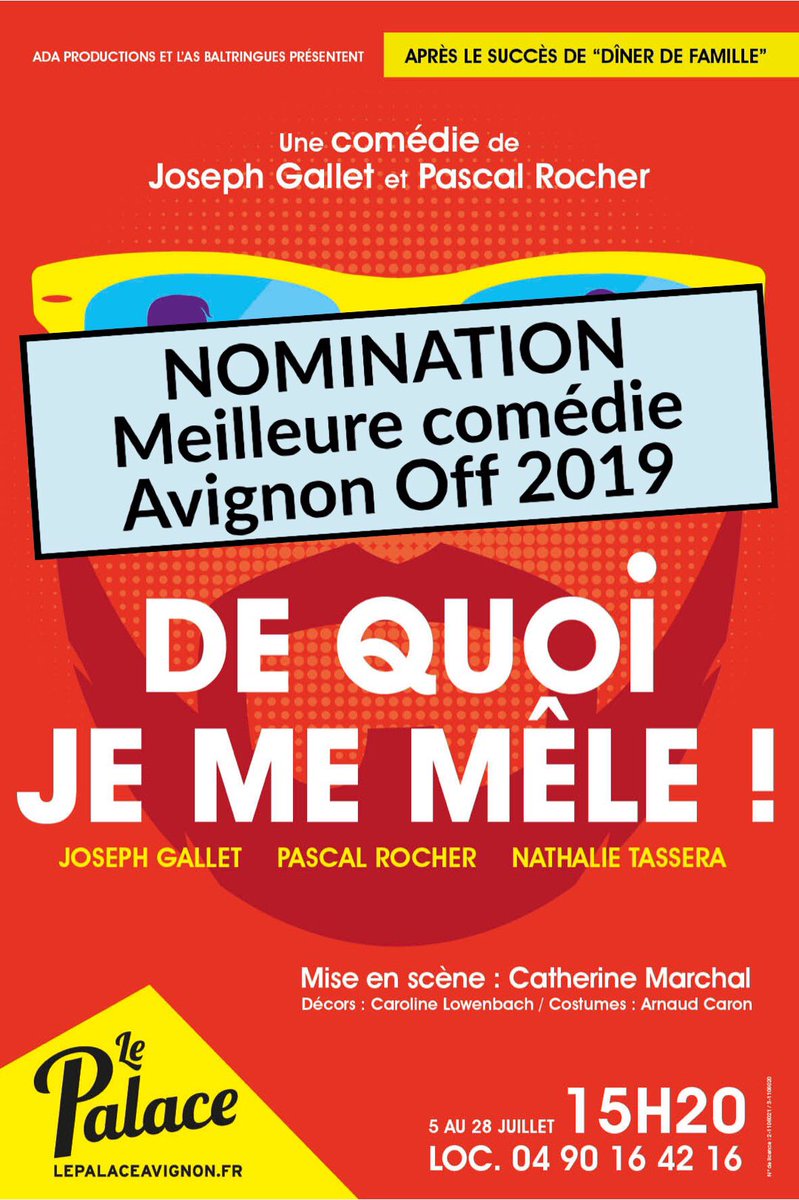 cathmarchal_off's tweet photo. Rien de spécial... juste la joie, la fierté, l’immense satisfaction de vous annoncer que mes deux spectacles étaient archi-complets ce soir à Avignon ! @cartouche @SidneyZAOUI @navarrofrancois @avignonleoff @ThtreLeCabestan https://t.co/9soS6riJrl