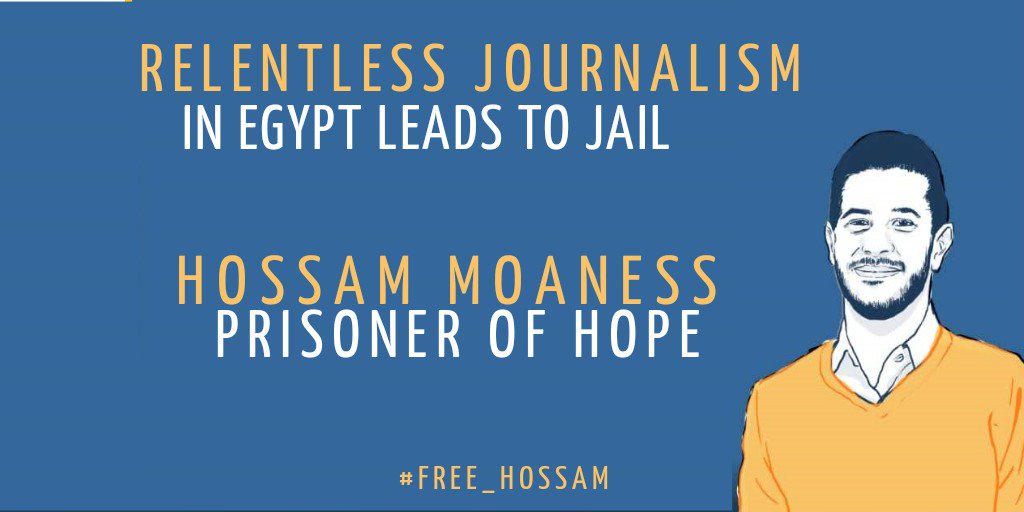 Relentless Journalism in #Egypt leads to jail! 

#FreeHossam
Hossam Moaness: Prisoner of Hope 

[more info via link] rightscable.com/2019/07/20/egy…