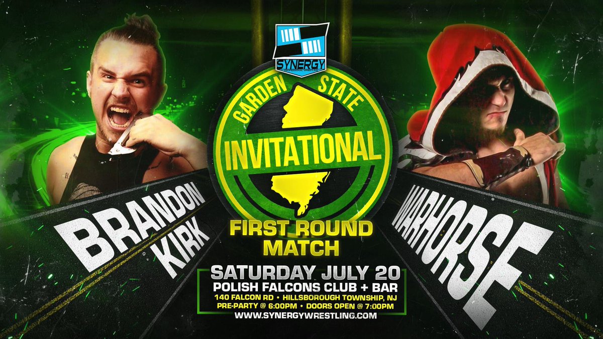 JPWARHORSE's tweet image. #GardenStateInvitational OPENING ROUND 

@TheReal_Kirk vs @JPWarHorse 

WHO’S READY TO FUCKING DIE?!?!???