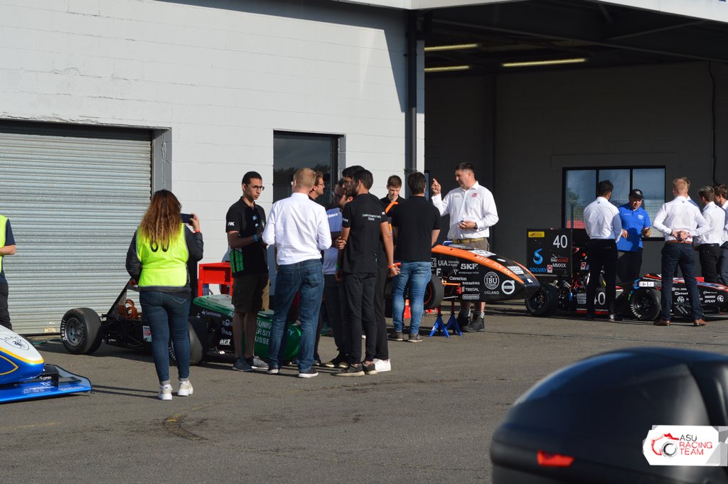 Sneak peak of the cost category presentations today of both cars EV &amp; ICE . Notching ,inspiring and impressing the judges with our cost plans that’s what made us among the finalists.🔝🤙🏻 <a href="/FSUKLive/">FS UK Live</a> <a href="/FormulaStudent/">Formula Student (FS)</a> <a href="/IMechE/">The IMechE Team</a> #FSUK19 #ASURT