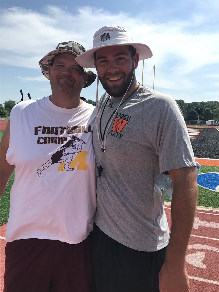 Thanks to Mishawaka, F.W. South, and Tippy Valley for coming to Warsaw this AM to compete and get better! It was a great scrimmage!

Also, AWESOME getting to see <a href="/crazeddawgbuck/">Mike Buchmann</a> one of the best line coaches I’ve ever seen and one of my biggest inspirations to get into coaching