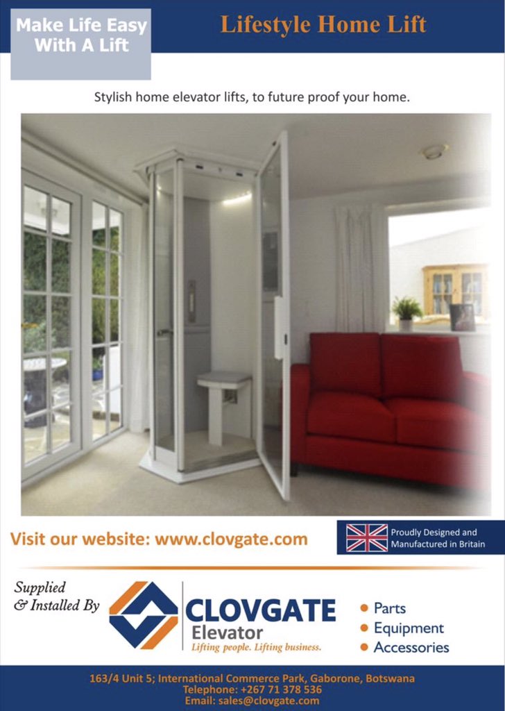 Stylish home elevator lifts, to future proof your home. By Clovgate. #TerryLifts