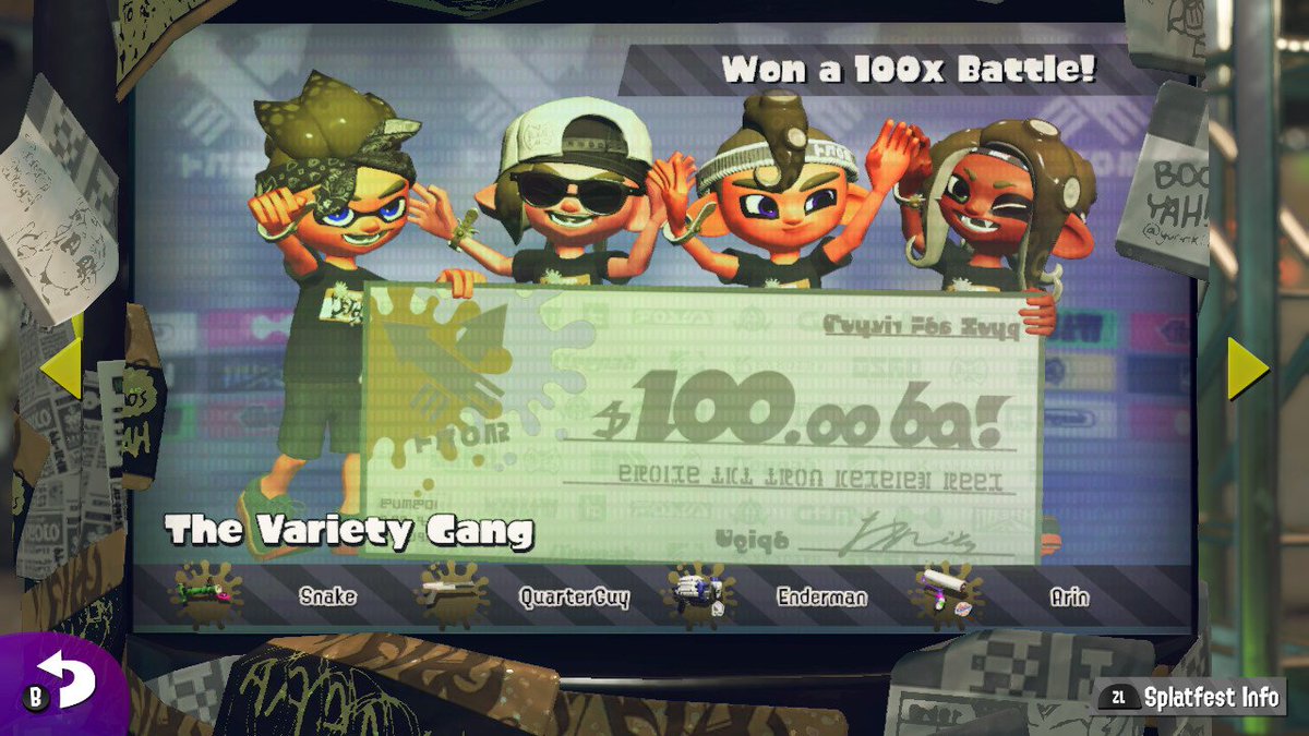 EnderEngineer's tweet photo. Best Splatfest ever. #Splatoon2 #NintendoSwitch https://t.co/ffVNoVL31e