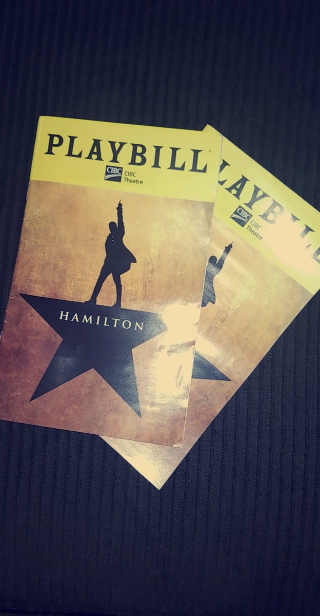 Hamilton was so amazing this past Thursday at the CIBC Theatre in Chicago. <a href="/Lin_Manuel/">Lin-Manuel Miranda</a> and <a href="/HamiltonMusical/">Hamilton</a> this is such an amazing show and left me speechless.