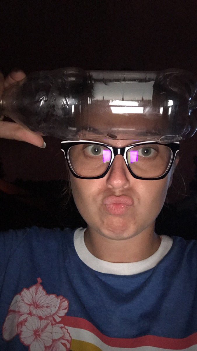 Emma goes lightening bug chasing 

(there’s one in the bottle)