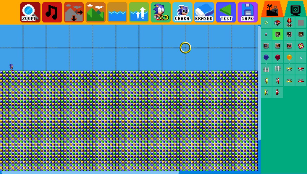 Classic Sonic Online On Twitter Custom Level Creation Demonstration It S A Heavy Wip But Here S An Idea Of What Tools Are Given To You What You Can Do With It Plus - sonic rp wip roblox