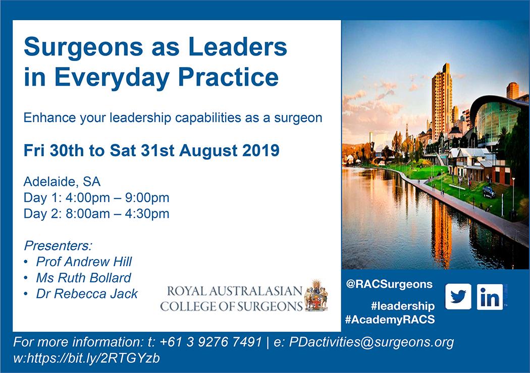 RACSurgeons's tweet photo. How do you know what the right size team looks like? Find out at Surgeons as Leaders in Everyday Practice: https://t.co/OSG98a4gLo

#leadership #youngerfellows #surgicaled #leadershift #leadingwithEQ #academyRACS https://t.co/YuRsQvY4bR