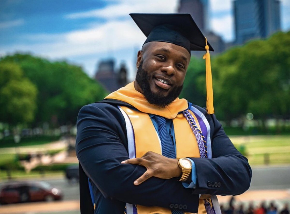 NativeSonNow's tweet photo. Degreed up! We see you @kingra27 #graduation #RN #MSNI #Blackmenexcel #academics #NativeSon 📷: @mikechismphotography https://t.co/XIi3guHGSm