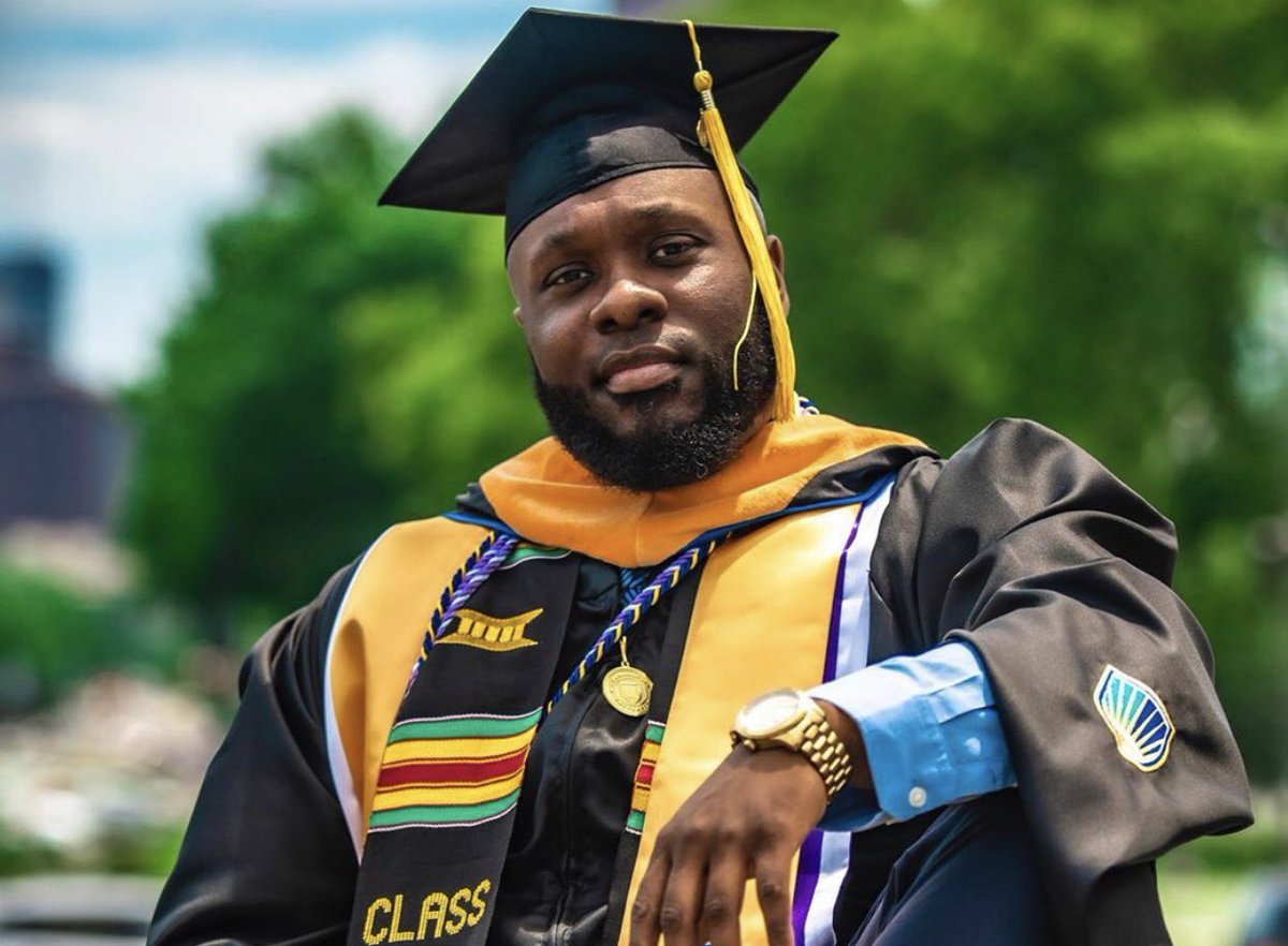 NativeSonNow's tweet photo. Degreed up! We see you @kingra27 #graduation #RN #MSNI #Blackmenexcel #academics #NativeSon 📷: @mikechismphotography https://t.co/XIi3guHGSm