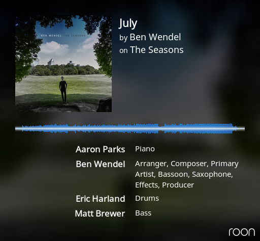 GoGoPelican's tweet photo. #roon #music #nowplaying https://t.co/Wz4mRdSRdg