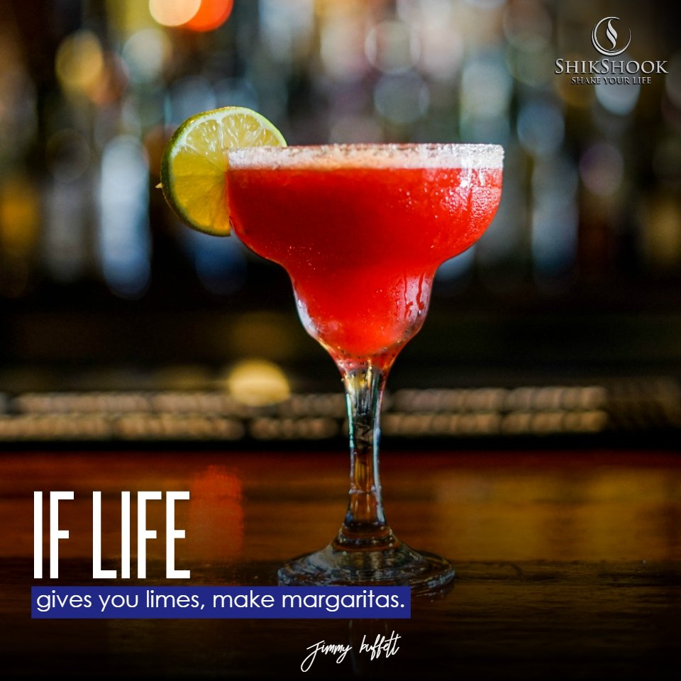 shikshook's tweet photo. "If life gives you limes, make margaritas." - Jimmy Buffett

#ilovecocktailsbyshikshook #SHIKSHOOK #NewYearsSparkler #CocktailsEBook #150MartiniRecipes #cocktails #barmen #barowner #bartender #shotsthanks #instadrinks #drinkstagram #cocktailhours https://t.co/OKEhAPkJYo