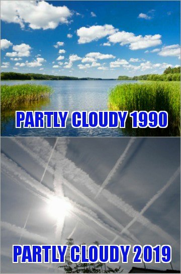 ChuckKirk5's tweet photo. @AOC Stop the chem trails Harvard and Yale are experimenting with.  Stop green day lie. Most of America can see right threw you. https://t.co/voDZwSmKpd
