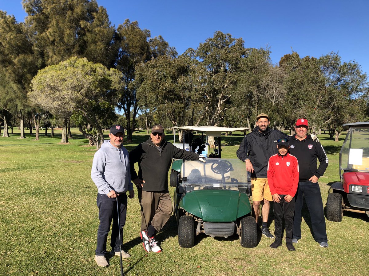 Great day at the annual <a href="/StGeorgeFA/">.rsvp.</a> / St George City  Golf Day! Congrats to Lucas, Zoran, Cleo and Lui for taking home the Red Jacket! ⛳️