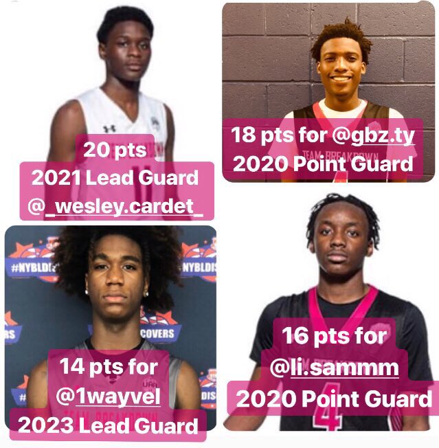 TeamBreakdown's tweet photo. @WesleyCardetJr @GbzTy #SamRolle, and 2023 Point Guard #MarvelAllen played well in a hard fought loss to @TeamParsonsCP25 at the #SummerShowcase by @sourcehoops https://t.co/jXIBiMaUr3
