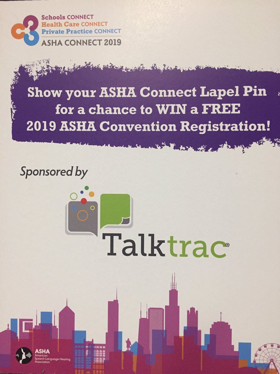 talktrac's tweet photo. Guess what?? Winner of Talktrac’s 2019 ASHA Convention Registration in Orlando, Fl is Jennifer Edwards! @Speechtacular #ASHAConnect19 #slpeeps #slp2b #slpa https://t.co/JLk1qO5Oml
