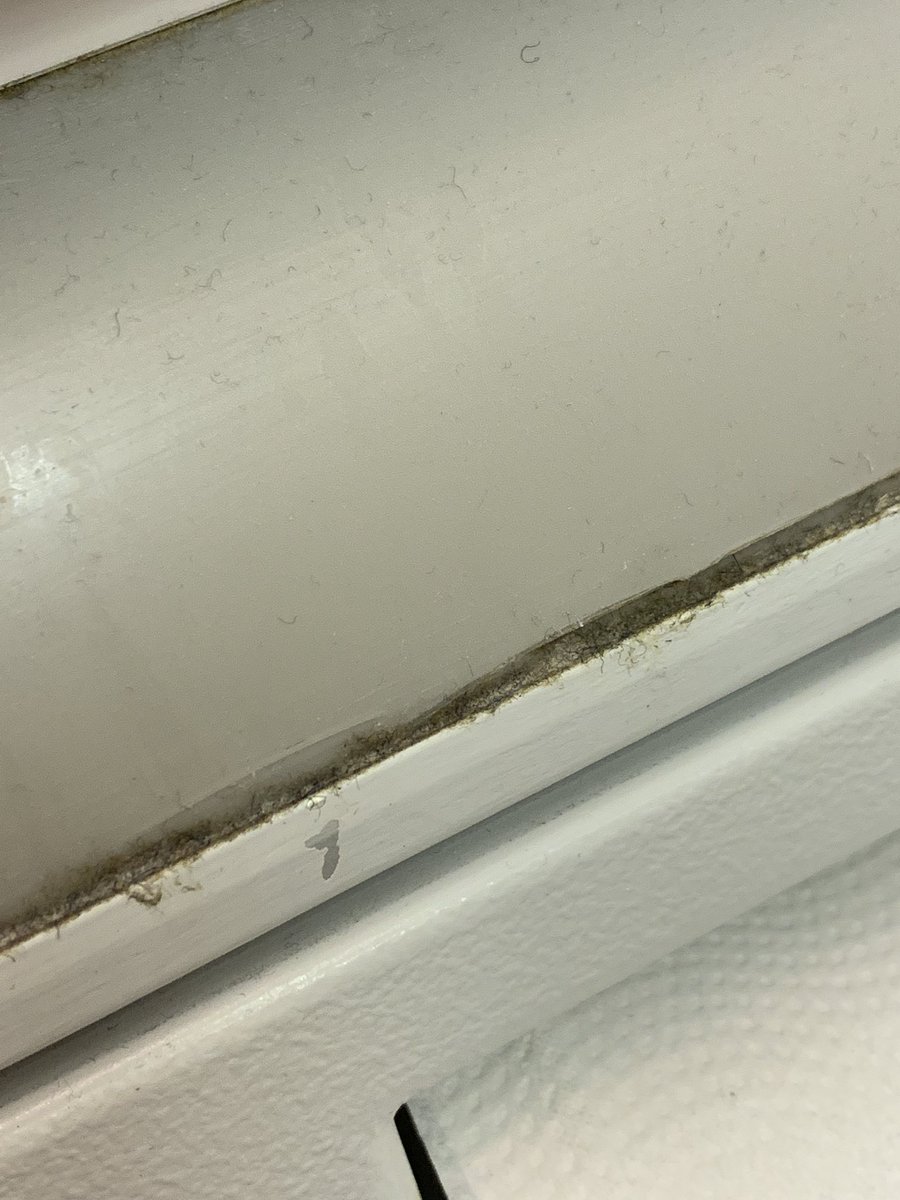 miamiinfluencer's tweet photo. London 2 Miami on @Fly_Norwegian was uncomfortable for a 9hour ride! 😷🤮🤢Nasty Aircraft had mold growing near busted lights, found feces on unresponsive vintage controller. Movies played the same two movies consecutively. No Wi-Fi as advertised on website.Not Clean! #Norwegian https://t.co/HnXQGrn6dR