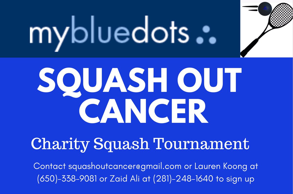 There’s a charity tournament at the Met next weekend organized by Lauren Koong and Zaid Ali - check out the HSRA webpage for sign-up details.