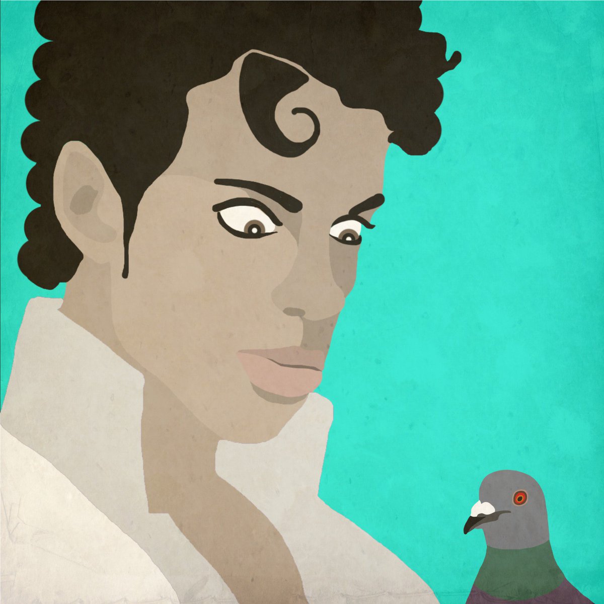 stripedaardvark's tweet photo. Prince Does Not Like Pigeons #stripedaardvark #nobodylikespigeons https://t.co/DgOybZm2Vc