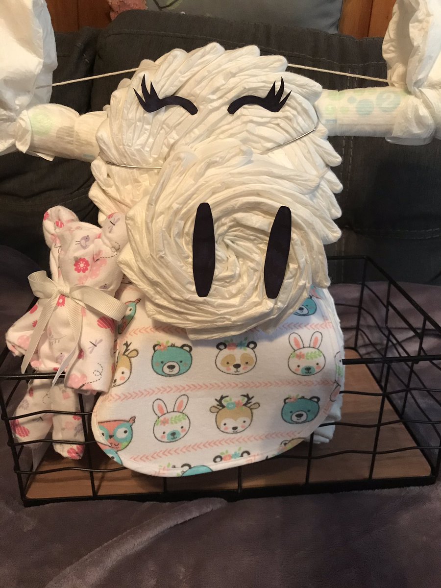 🌳🌲 Moose from diapers!  🌲🌳 #diapercakes
